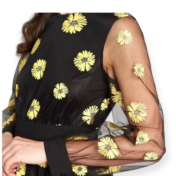 Modcloth Black and Yellow Floral Maxi Dress - Picture 3 of 4